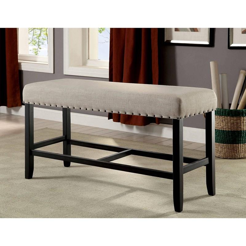 Large Picture of Furniture of America Sania CM3324BK-PBN