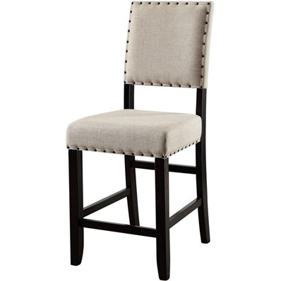 Furniture of America Sania CM3324BK-PC-2PK Counter Height Chair