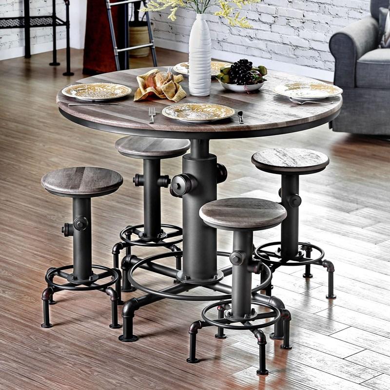 Large Picture of Furniture of America Foskey CM3367PC-2PK Counter Height Chair