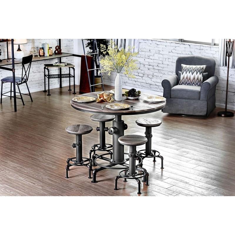 Large Picture of Furniture of America Foskey CM3367PC-2PK Counter Height Chair