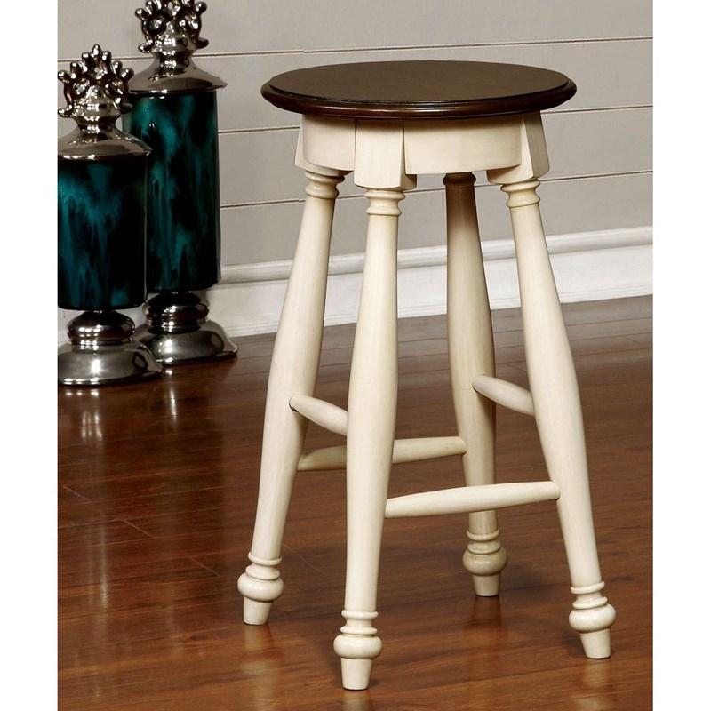 Large Picture of Furniture of America Sabrina CM3199WC-ST-2PK Counter Height Stool