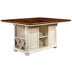 Furniture of America Sabrina CM3199WC-PT Counter Height Table
