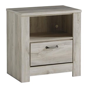 Signature Design by Ashley Bellaby B331-91 One Drawer Night Stand (Nightstands - 1 Drawer)