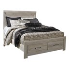 Signature Design by Ashley Bellaby B331B4 Queen Platform Bed with 2 Storage Drawers