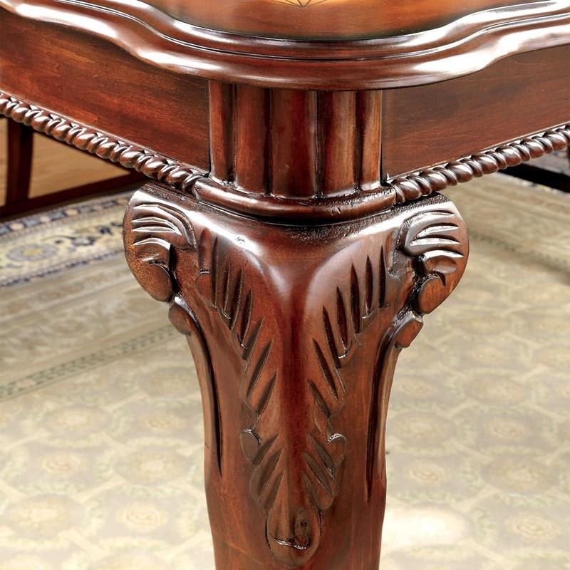 Large Picture of Furniture of America Petersburg CM3185PT Counter Height Table