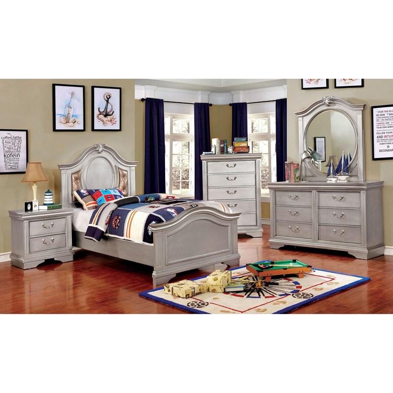Large Picture of Furniture of America Claudia CM7199D 6-Drawer Kids Dresser