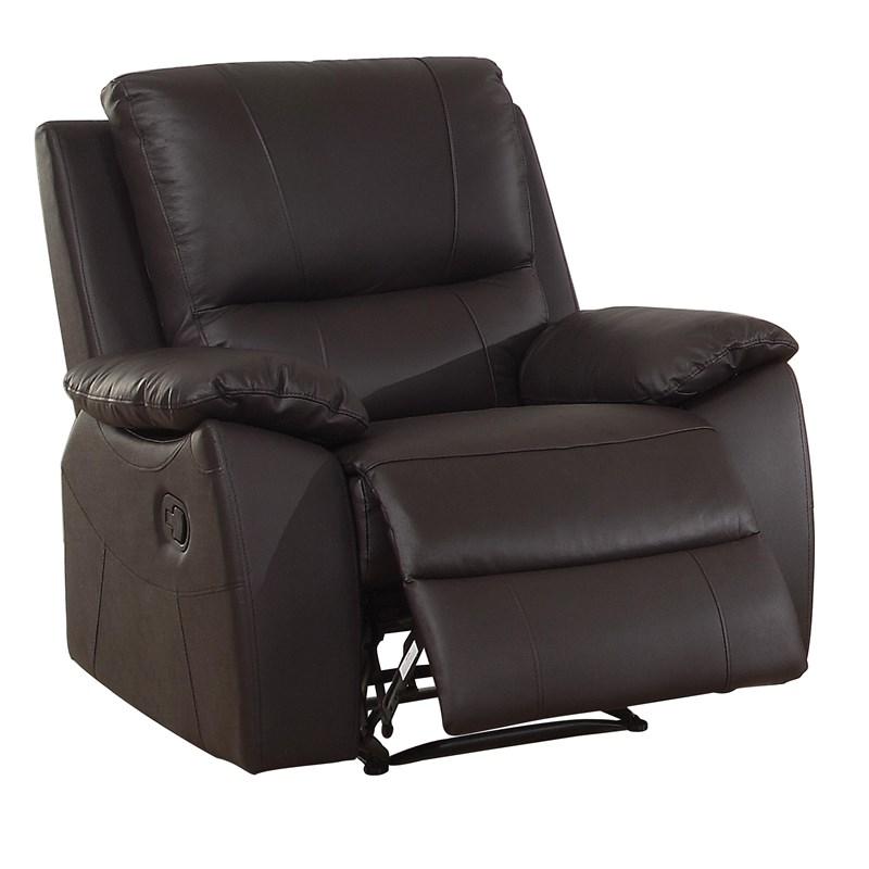 Homelegance Greeley 8325BRW-1 Reclining Chair
