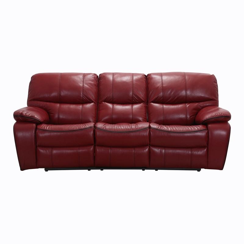 Homelegance Pecos 8480RED-3PW Power Double Reclining Sofa - Red