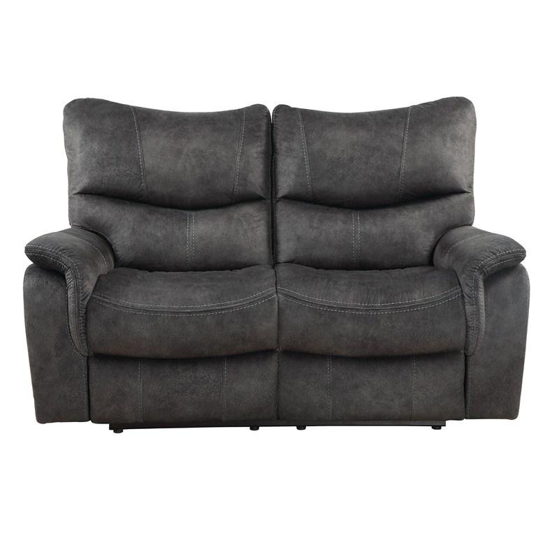 Homelegance Goby 9937-2PWH Power Double Reclining Loveseat