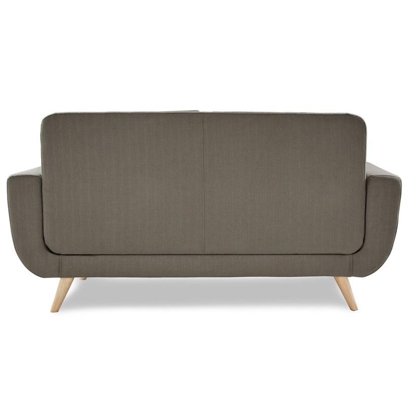 Large Picture of Homelegance Deryn 8327GY-2 Love Seat - Grey