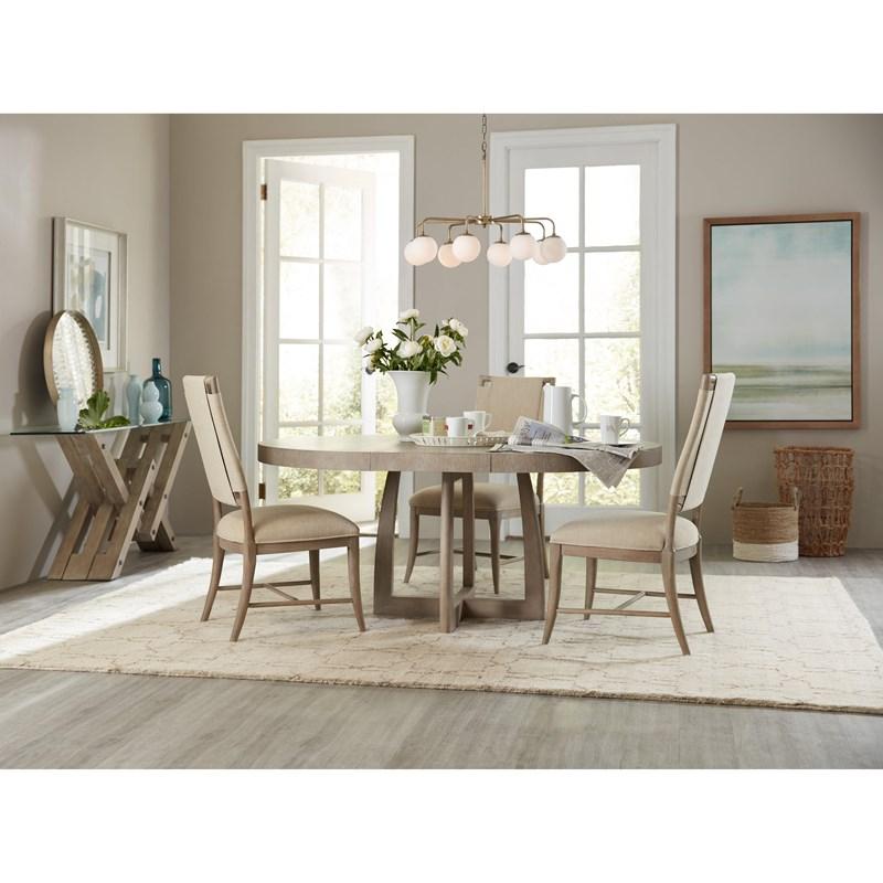 Large Picture of Hooker Furniture 6050-75410-GRY Affinity Upholstered Side Chair