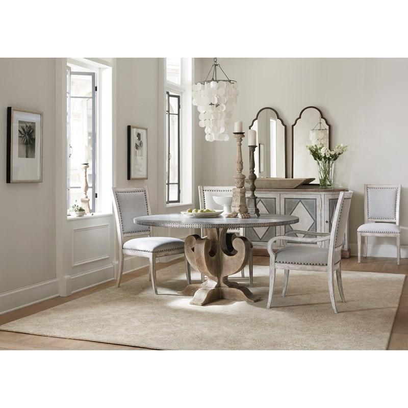 Large Picture of Hooker Furniture 5750-75410-LTWD Boheme Vitton Upholstered Side Chair