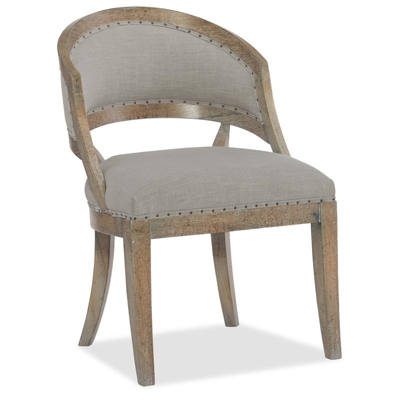 Hooker Furniture 5750-75300-MWD Boheme Garnier Barrel Back Chair