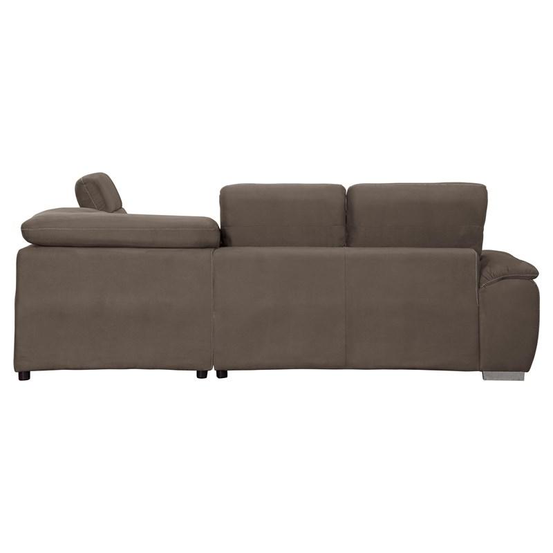 Large Picture of Homelegance Platina 8277CH* 3 pc Sectional with Adjustable Headrests, Pull-out Bed and Right Chaise