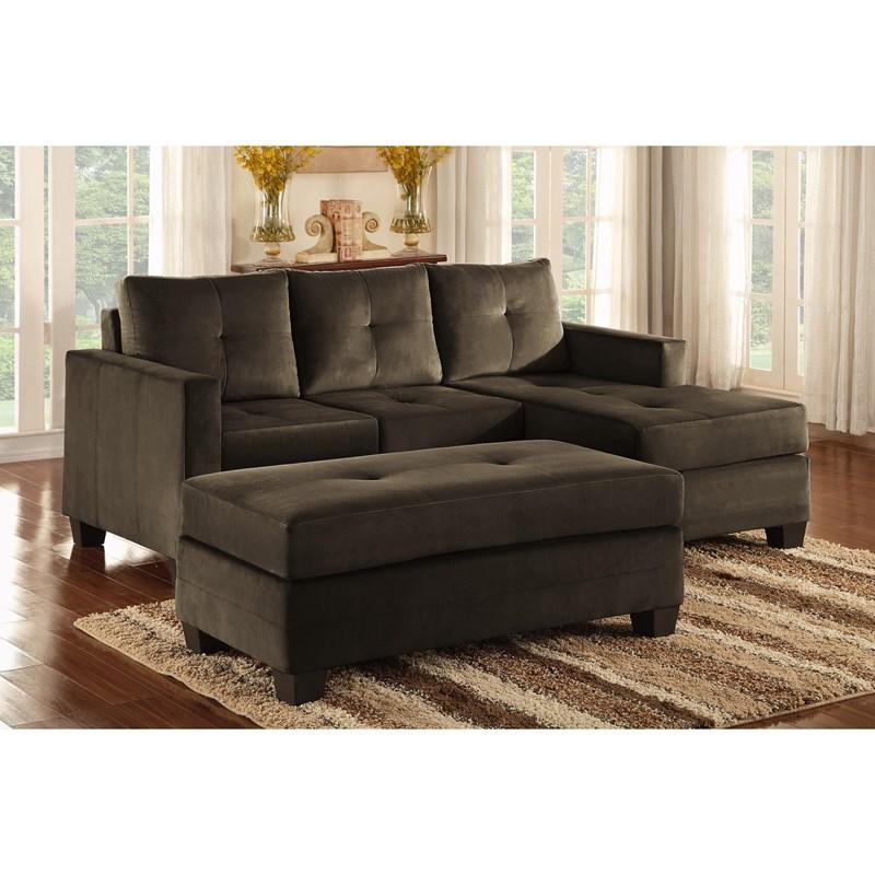 Large Picture of Homelegance Phelps 9789CF-4 Ottoman - Coffee