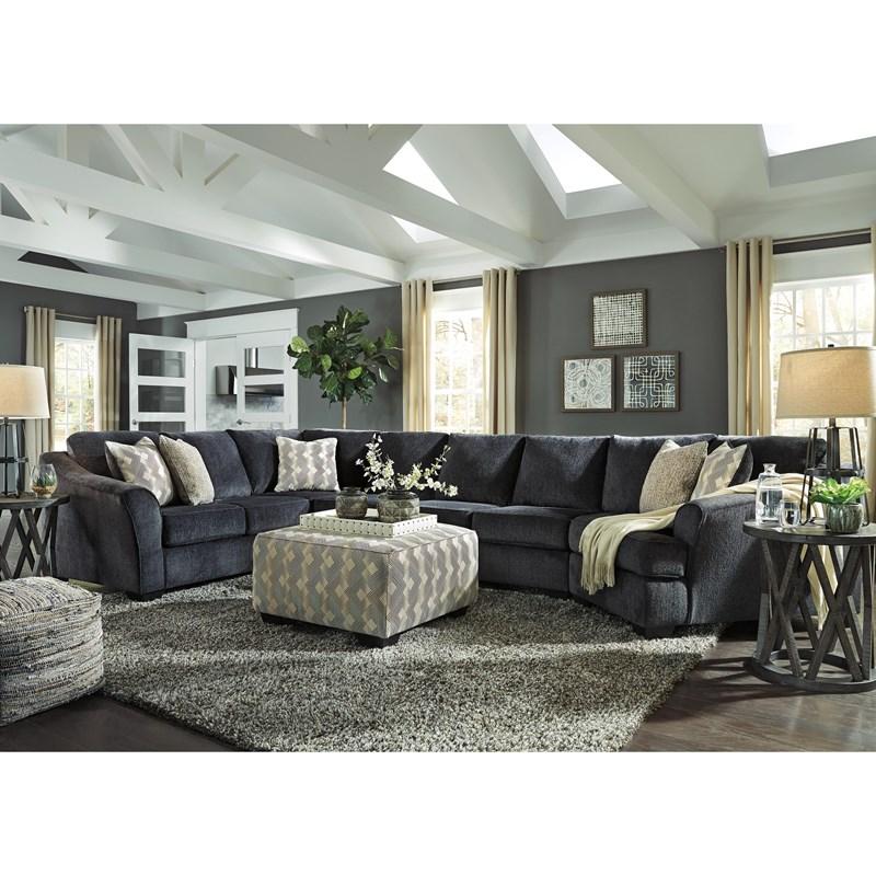 Large Picture of Signature Design by Ashley Eltmann 4130308 Oversized Accent Ottoman