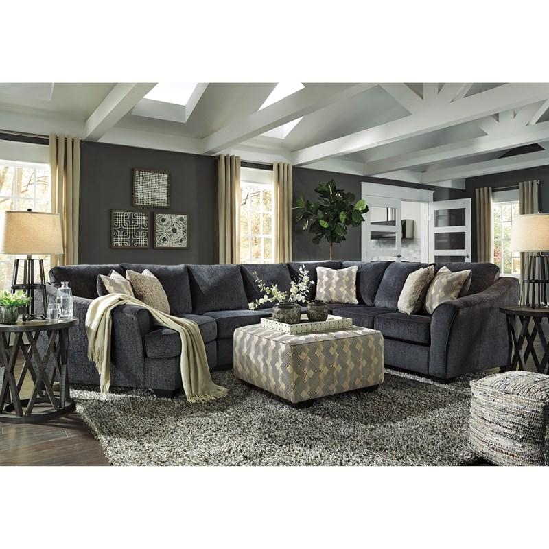 Large Picture of Signature Design by Ashley Eltmann 4130308 Oversized Accent Ottoman