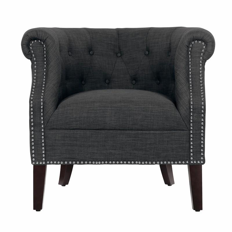 Homelegance Karlock 1220F1S Accent Chair - Grey
