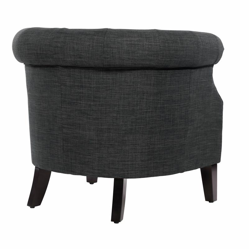 Large Picture of Homelegance Karlock 1220F1S Accent Chair - Grey