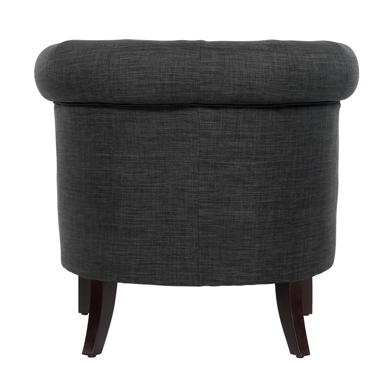 Large Picture of Homelegance Karlock 1220F1S Accent Chair - Grey