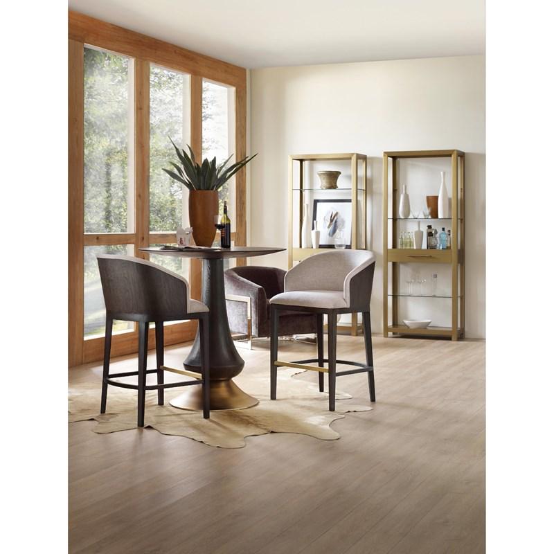 Large Picture of Hooker Furniture 1600-20860-DKW Curata Upholstered Bar Stool