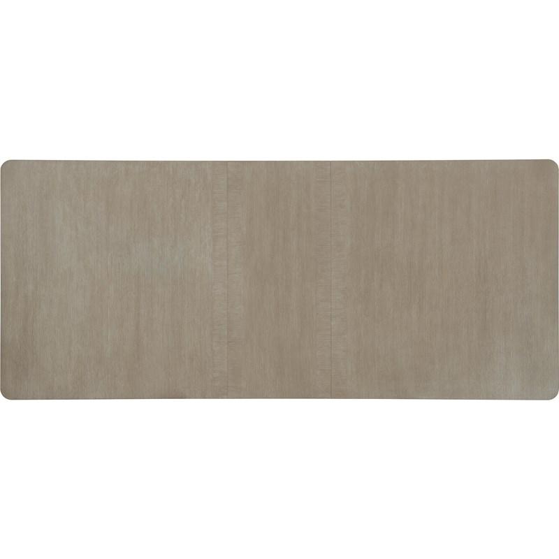 Large Picture of Hooker Furniture 6050-75206-GRY Affinity 78in Rectangle Pedestal Dining Table with 2-18in Leaves