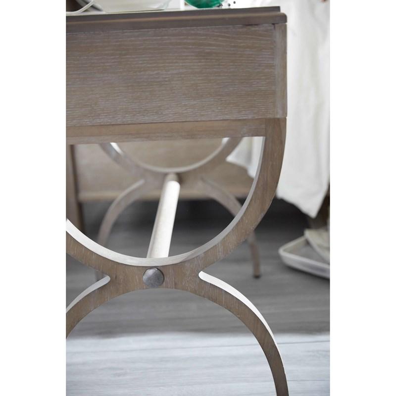 Large Picture of Hooker Furniture 6050-90015-GRY Affinity Leg Nightstand