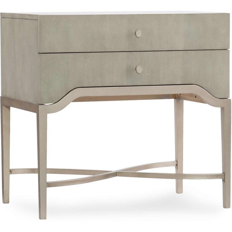 Hooker Furniture 5990-90016-LTWD Elixir Two-Drawer Nightstand
