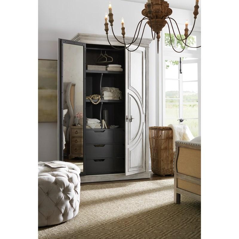 Large Picture of Hooker Furniture 5750-90013-LTWD Boheme Bilzen Wardrobe