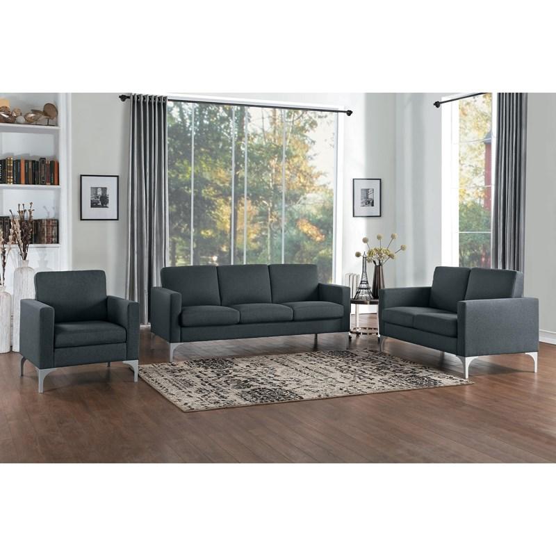 Large Picture of Homelegance Soho 9979DGY-2 Loveseat
