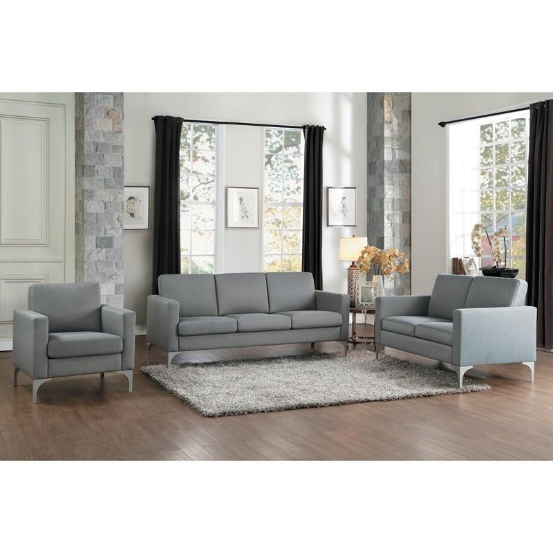 Large Picture of Homelegance Soho 9979GRY-2 Loveseat