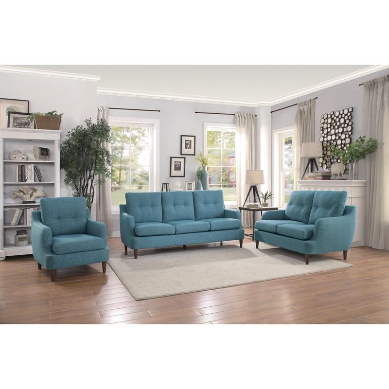 Large Picture of Homelegance Cagle 1219BU-2 Loveseat