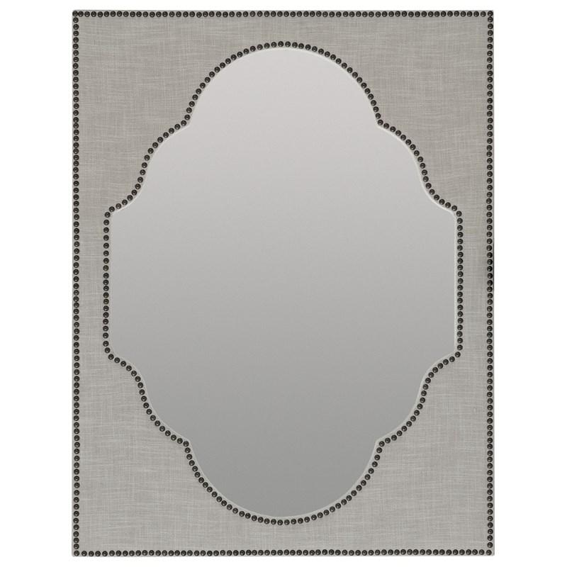 Hooker Furniture 5750-90008-GRY Boheme Nourmand Linen Wrapped Mirror
