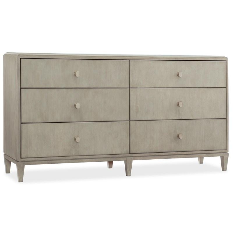 Hooker Furniture 5990-90002-LTWD Elixir Six-Drawer Dresser