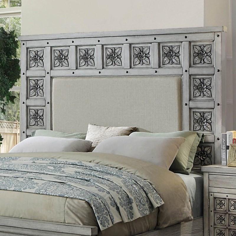 Large Picture of Furniture of America Pantaleon CM7392Q-BED Queen Panel Bed