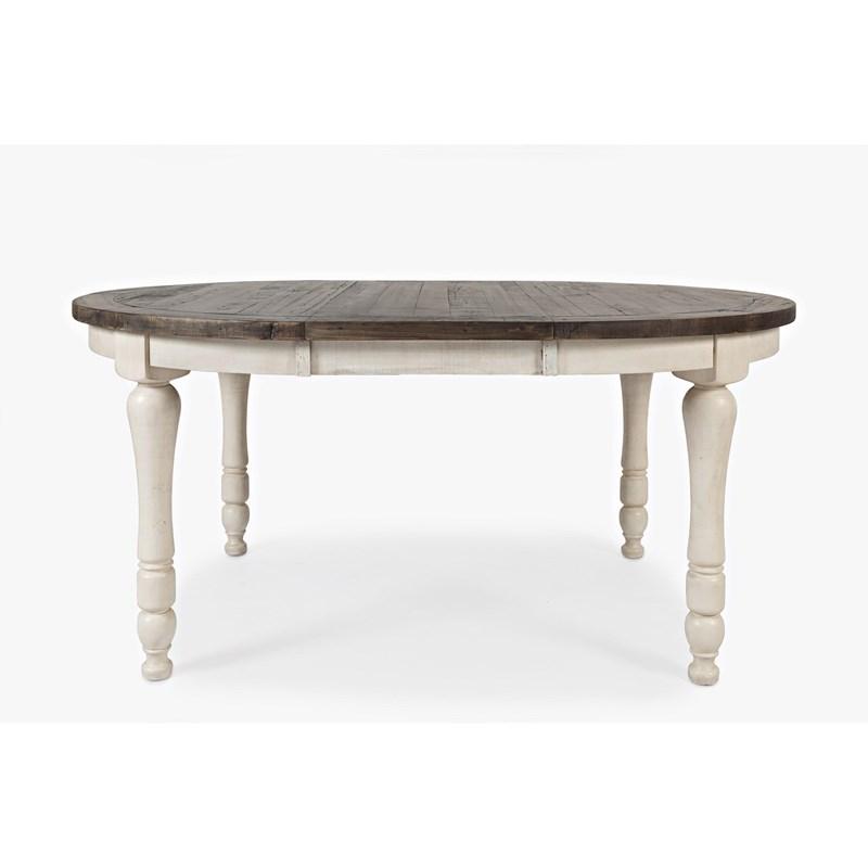 Large Picture of Jofran Madison County 1706-66 Round to Oval Dining Table