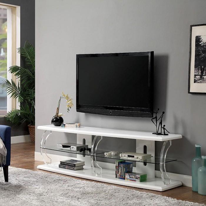 Large Picture of Furniture of America Ernst CM5901WH-TV-60 60