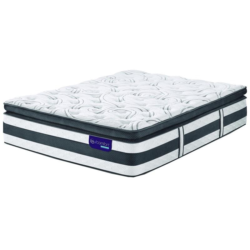 Large Picture of Serta Cadence Plush Euro Top Mattress Set (Queen)
