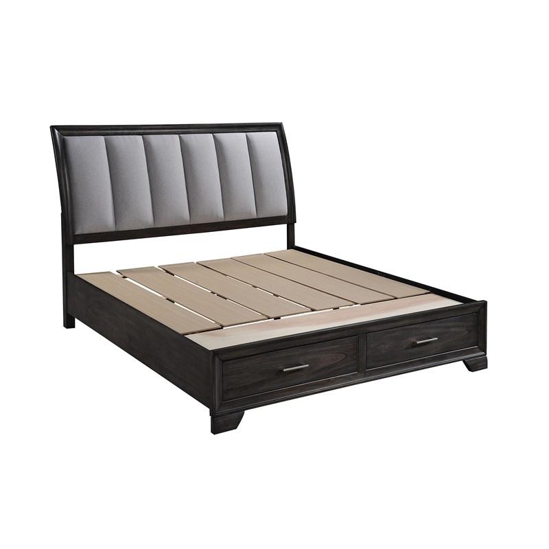 Large Picture of Crown Mark Jaymes B6580-K King Storage Bed
