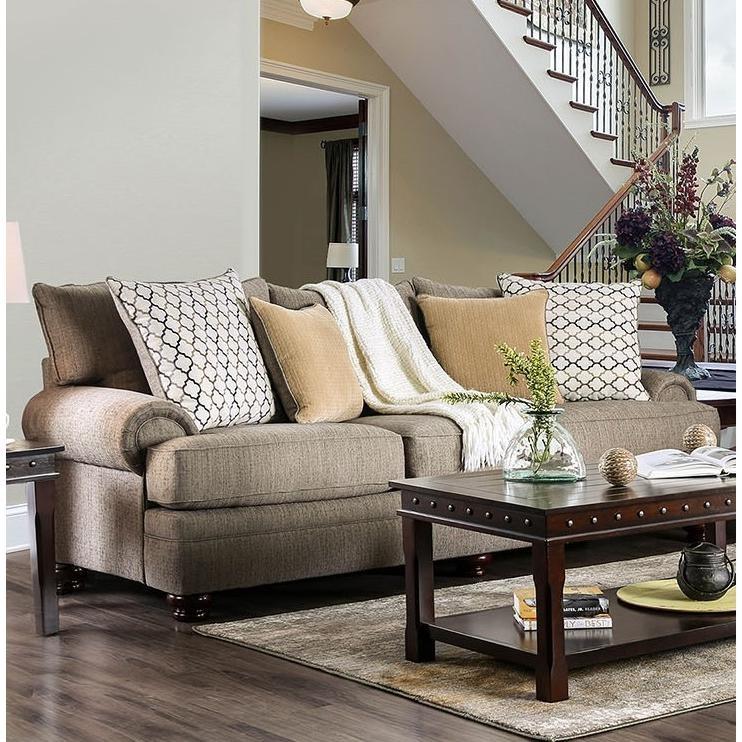 Large Picture of Furniture of America Augustina SM5164-SF Sofa