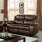 Furniture of America Pollux CM6981BR-LV Love Seat