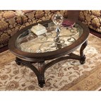Signature Design by Ashley Norcastle T499-0 Oval Cocktail Table