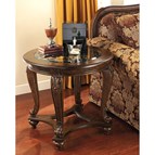 Signature Design by Ashley Norcastle T499-6 Round End Table