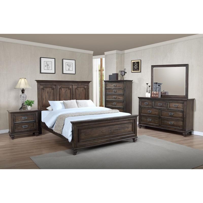Large Picture of Crown Mark Campbell B8250-K King Bed