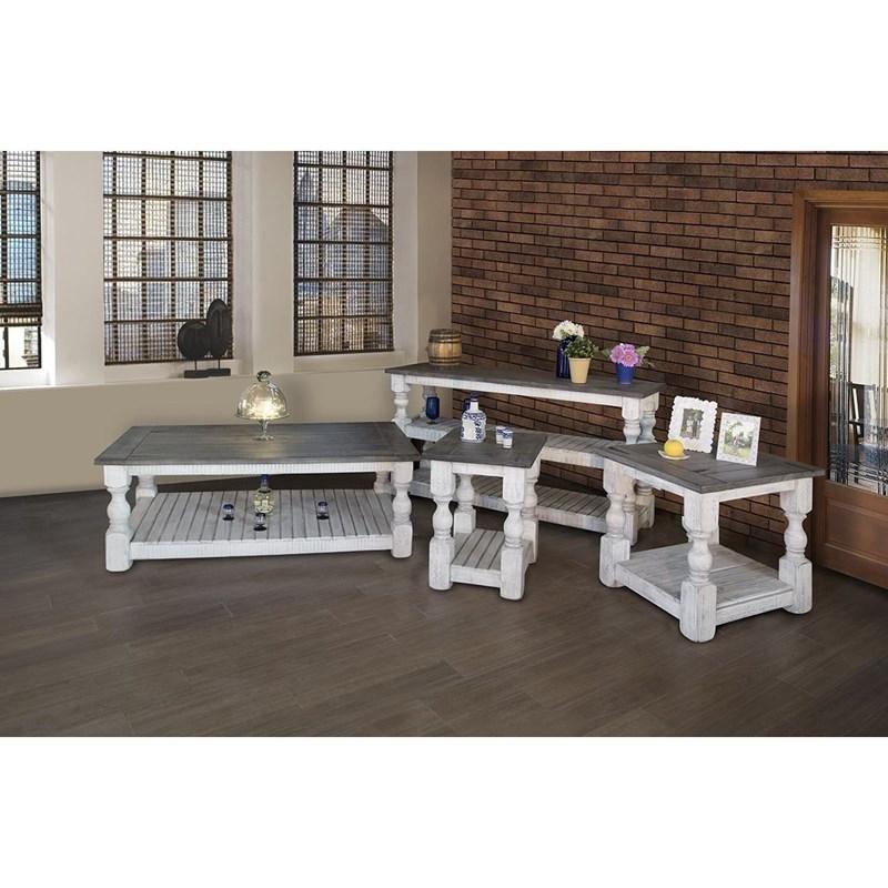 Large Picture of International Furniture Direct Stone IFD469CST Chairside Table