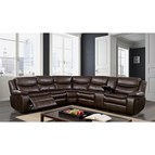 Furniture of America Pollux CM6982BR Sectional
