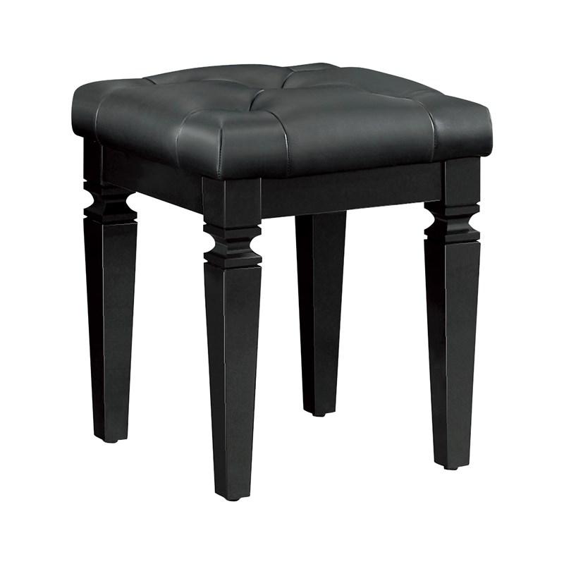 Homelegance Allura 1916BK-14 Dressing Table Stool