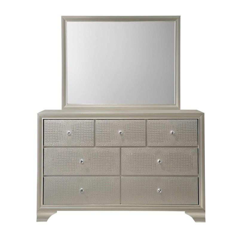 Large Picture of Crown Mark Lyssa B4300-11 Dresser Mirror