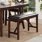 Crown Mark Vernon 2756-BENCH Counter Height Bench
