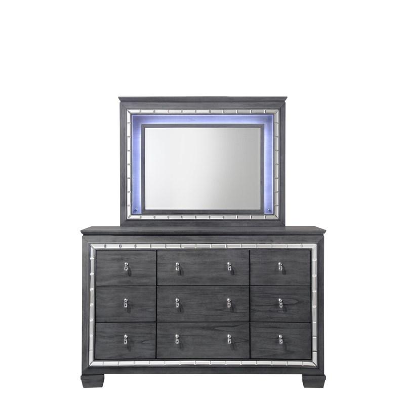 Large Picture of Crown Mark Perina B7000-11 Dresser Mirror